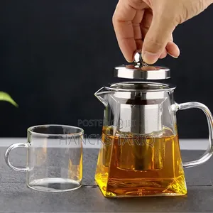Clear Glass Teapot Designed For Brewing Tea