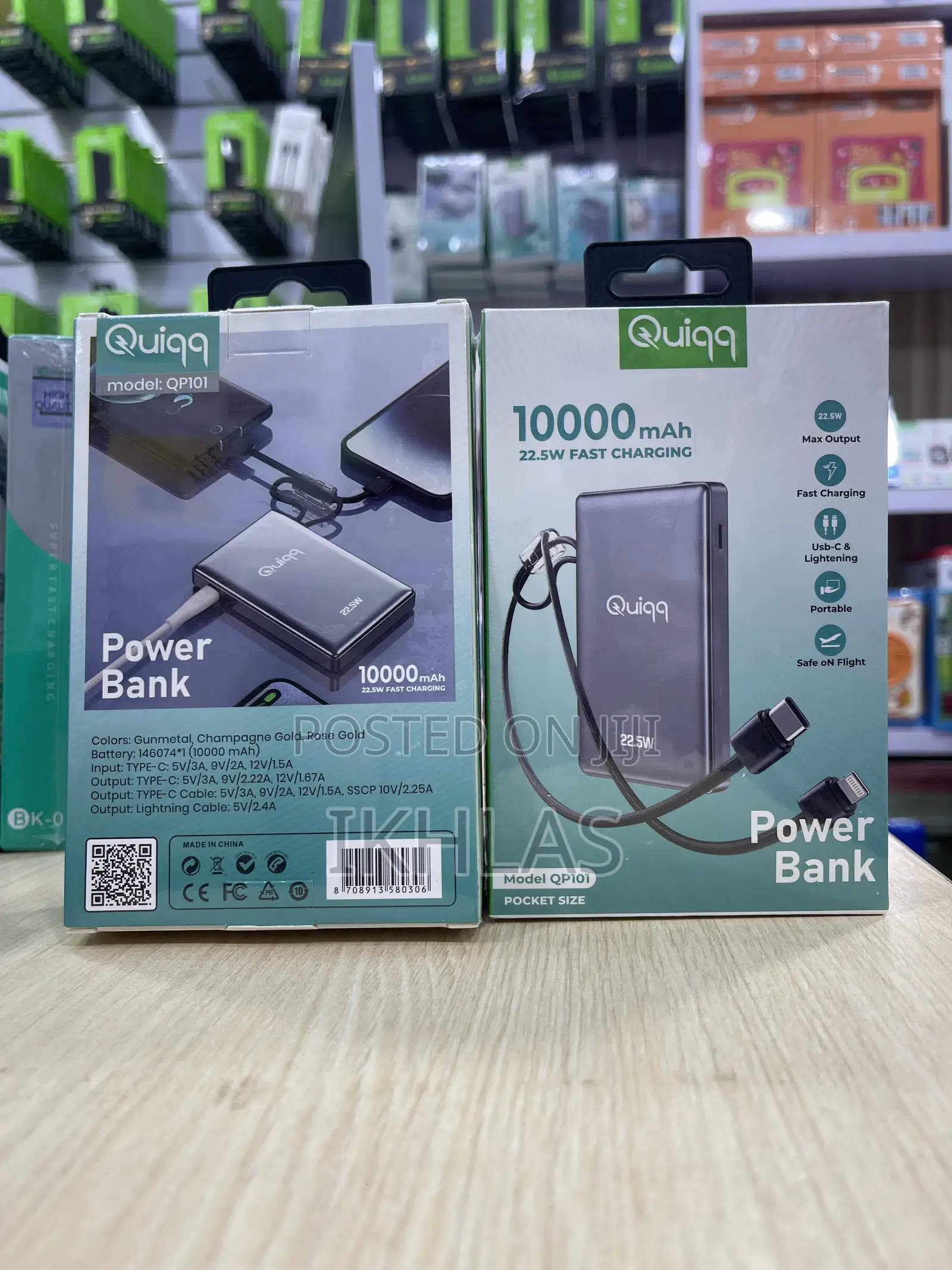 Quiqq Power Bank 10000 Mah