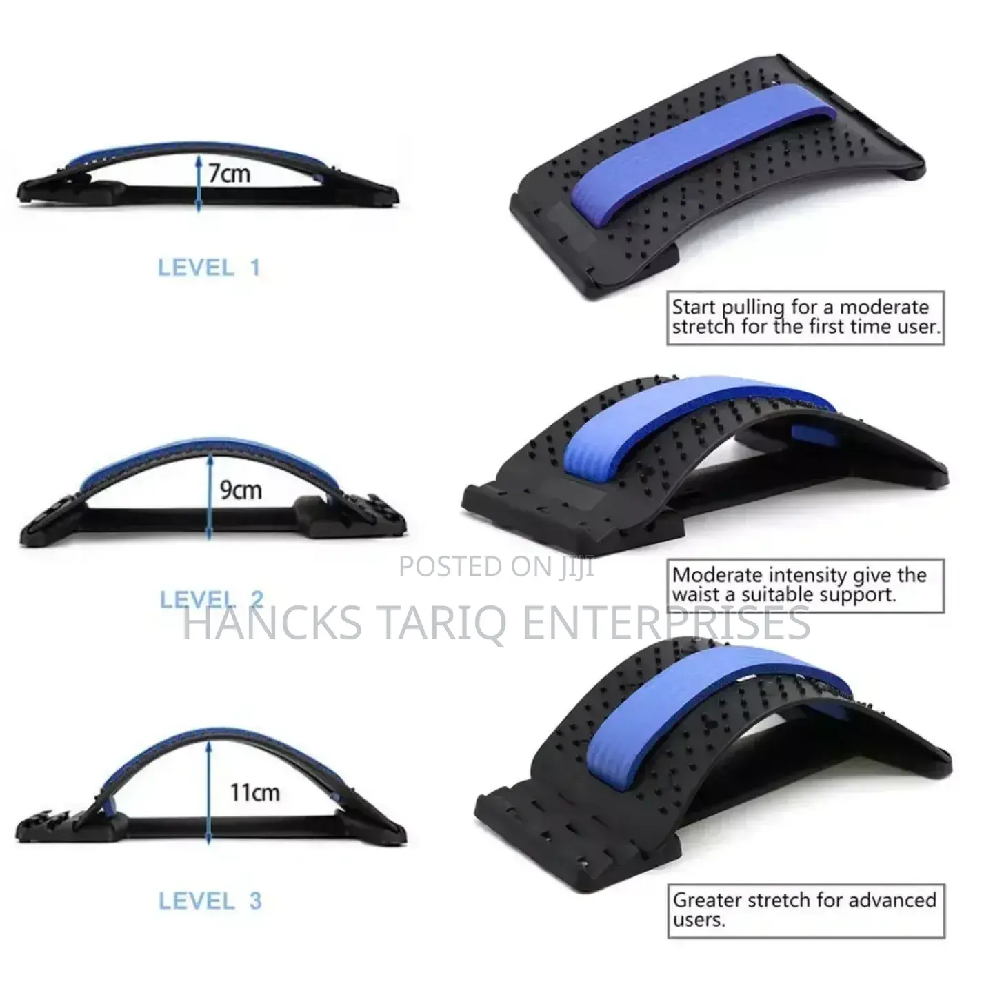 Adjustable Back Stretcher Lumbar Support