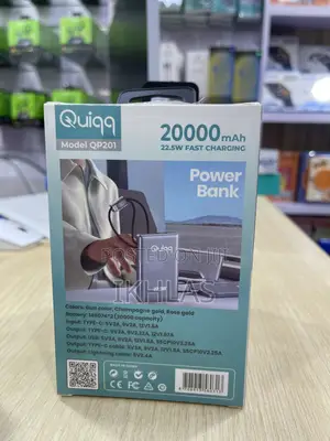 Quiqq Power Bank Qp201 20000mah 22.5w Fast Charging