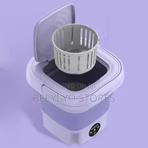Portable Folding Mini Washing Machine – Space-saving Laundry Solution