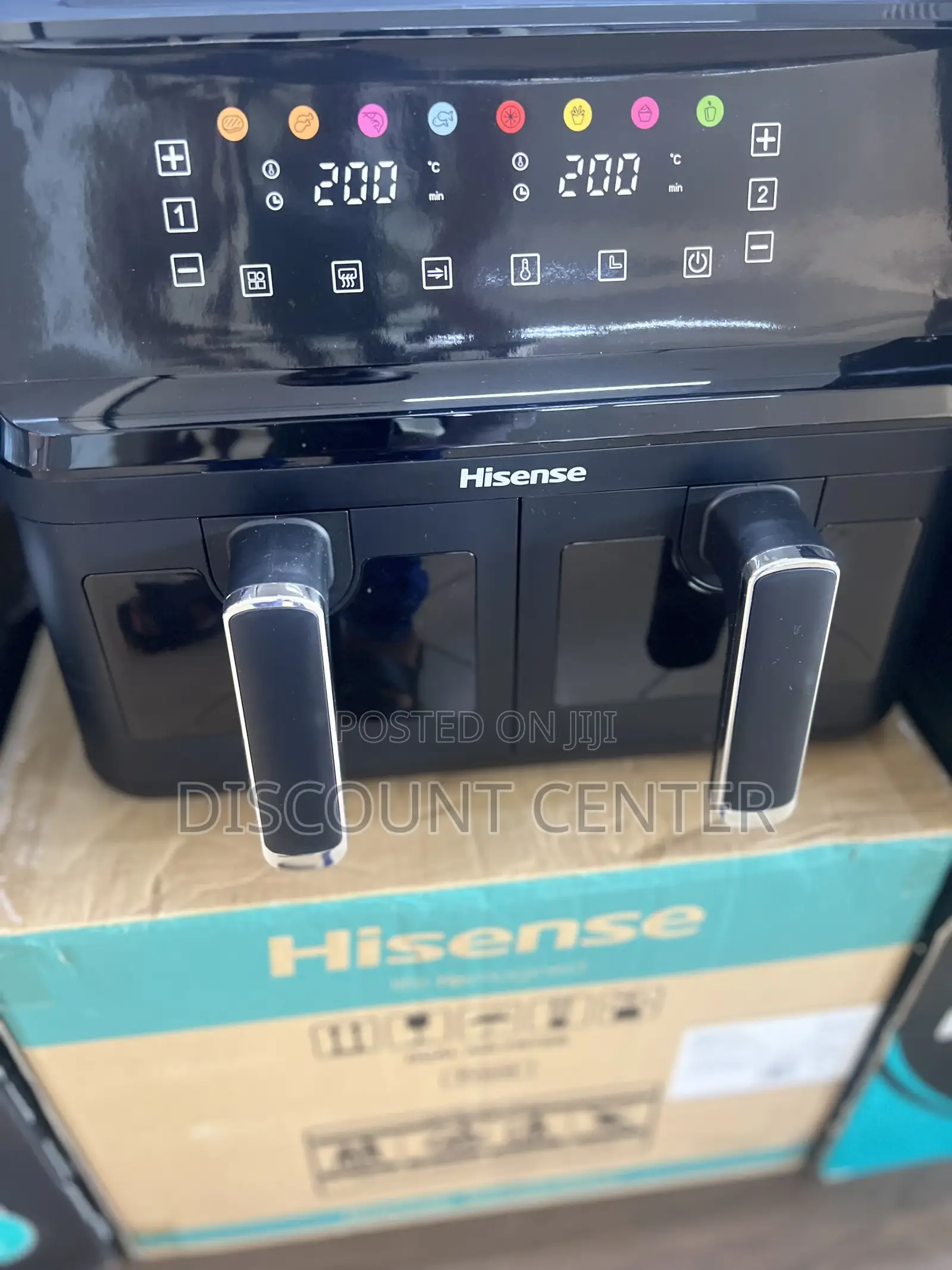 Double Airfryer Hisense 8 Liter