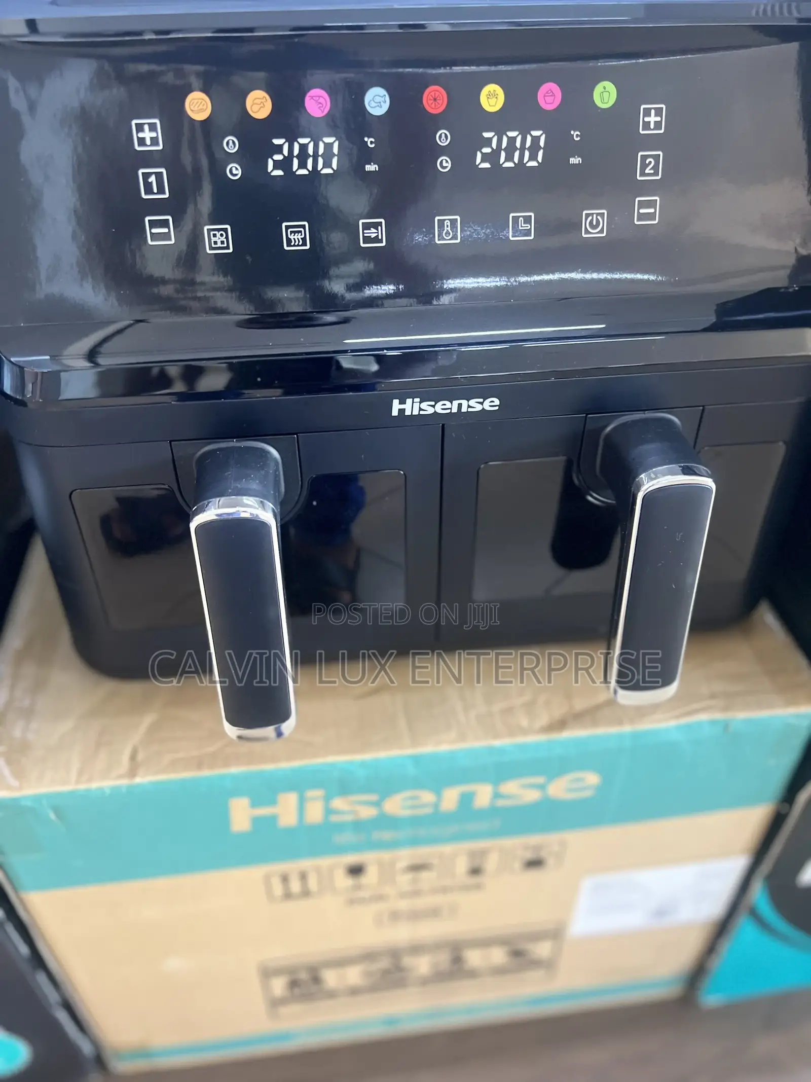 Double Airfryer Hisense 8 Liter