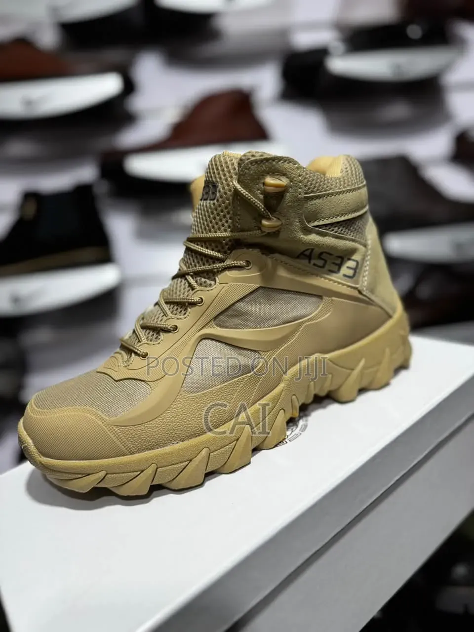 A533 Tactical Military Boots Available in Black and Desert Tan Color