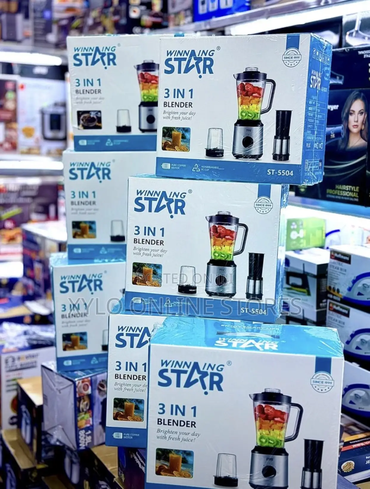A 3 in 1 Winning Star Blender Model St 5504