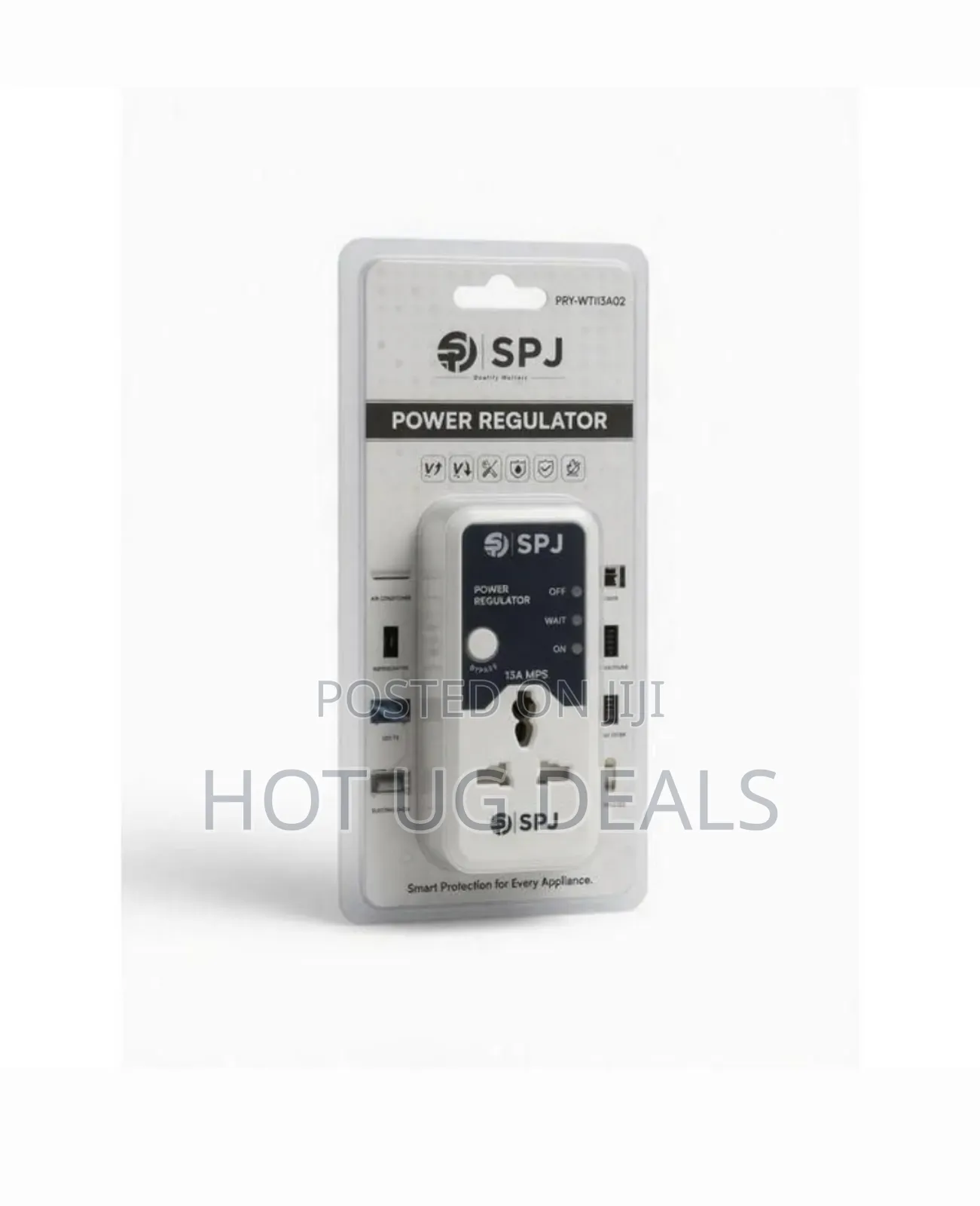 SPJ 13a Power Regulator Voltage Protector for Appliances- Power Guard