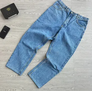 Baggy Denim Pants in Light Blue, Dark Blue, and Black Washes