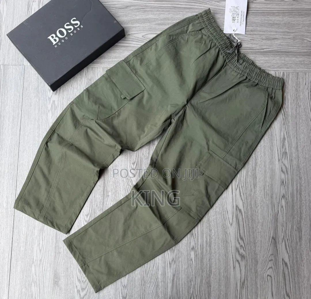 Boss Brand Men's Cargo Pants. Black, Khaki, Olive Green