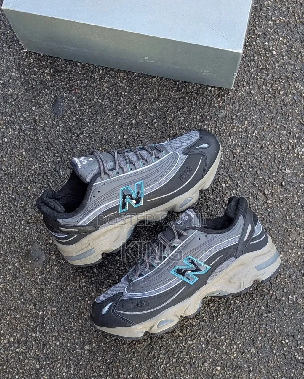 New Balance 1000 Sneakers in the Black and Teal