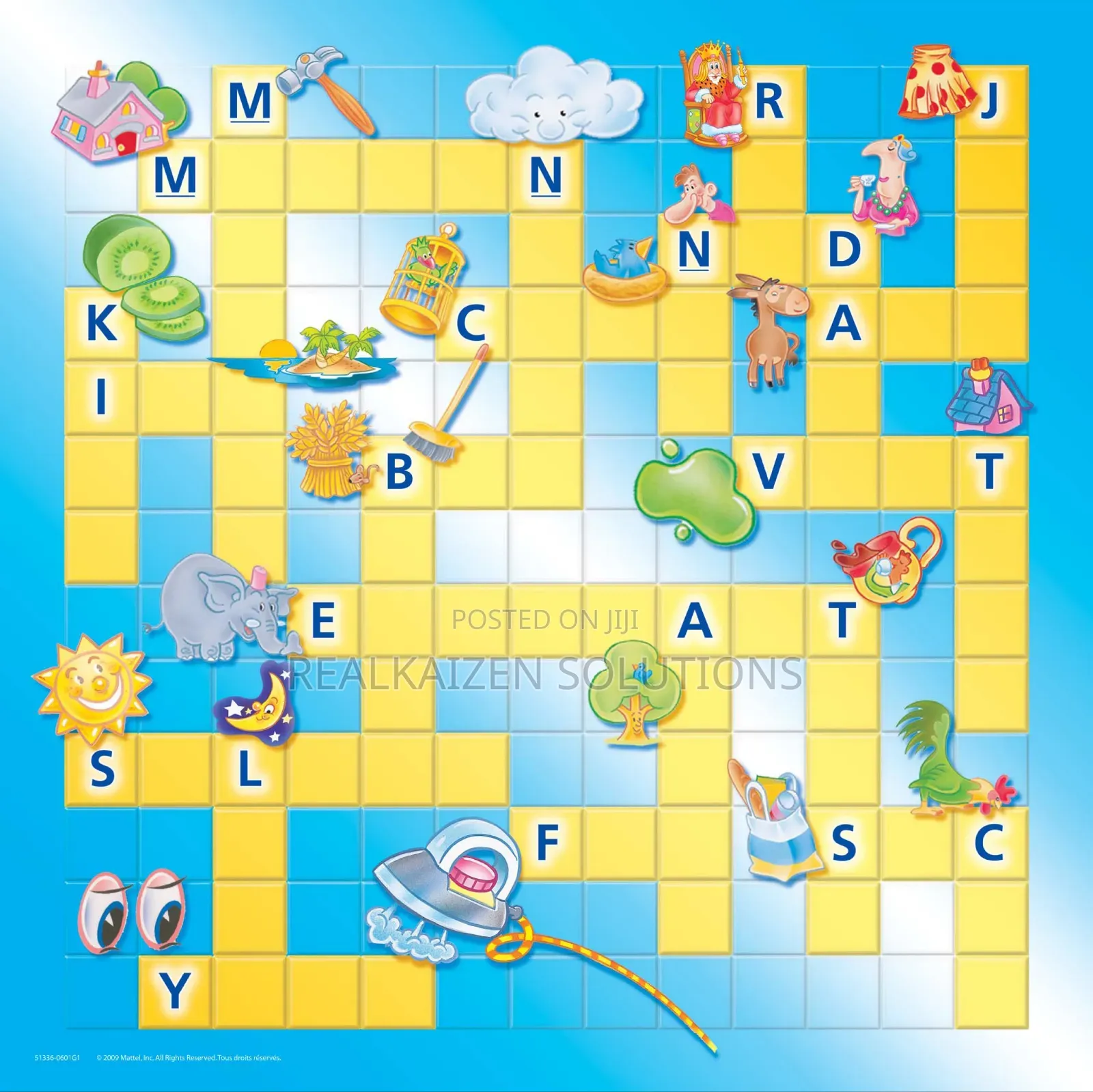 Scrabble Junior | Two Fun Word Games in One Colourful Game Bboard