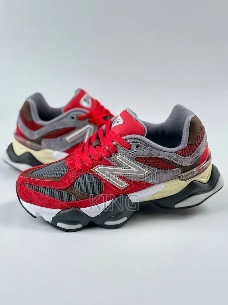New Balance 906o Pink and Maroon Sneakers