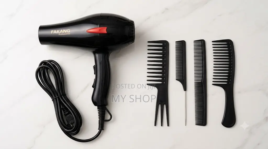 Fakanga Hand Hair Dryer + a Free Set of Combs