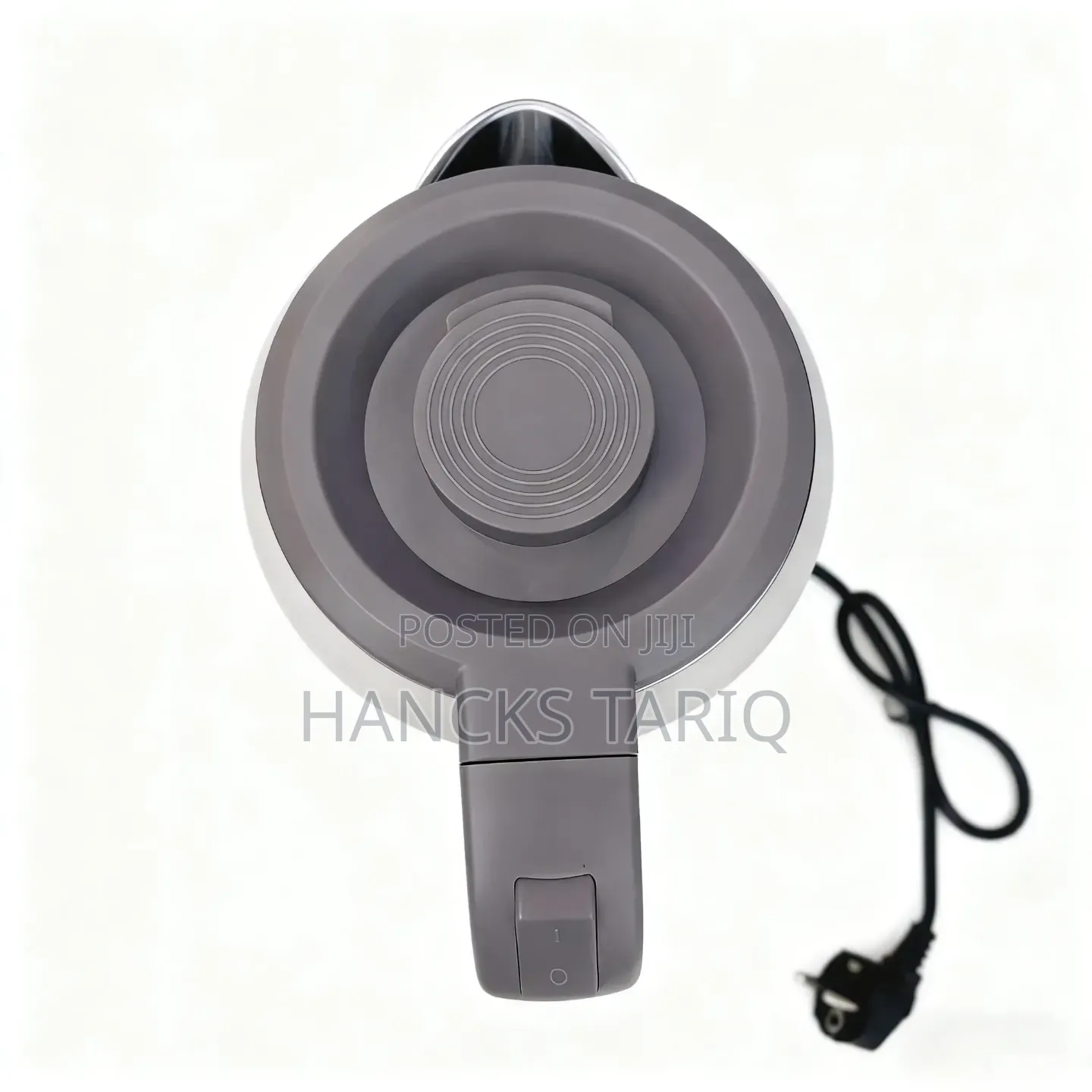 Modern Electric Kettle – Sleek White Grey Fast-Boiling Water Kettle