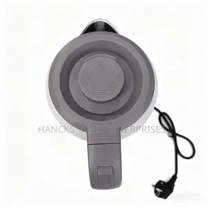 Modern Electric Kettle – Sleek White Grey Fast-Boiling Water Kettle