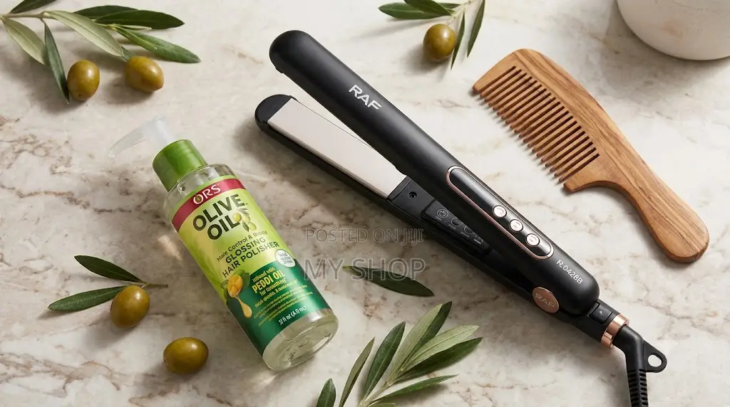 Buy Hair Straightener and Get a Free Olive Oil Hair Polish