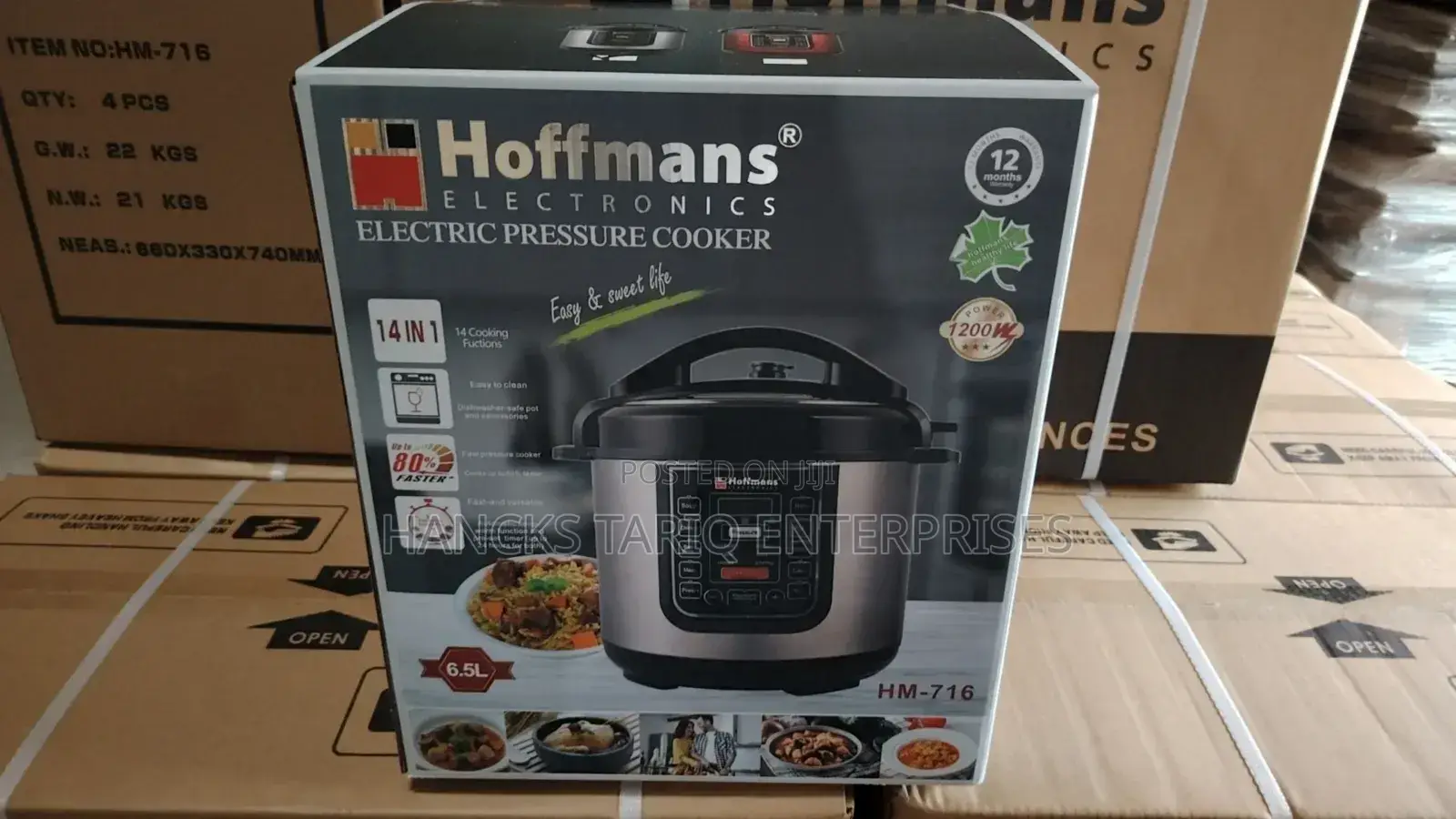 Hoffmans Electronics 14-in-1 Electric Pressure Cooker –