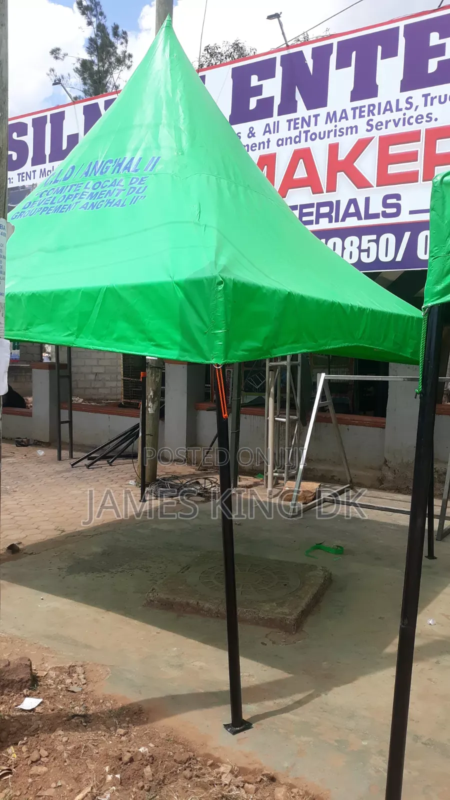 A Green 50 Seater Tent