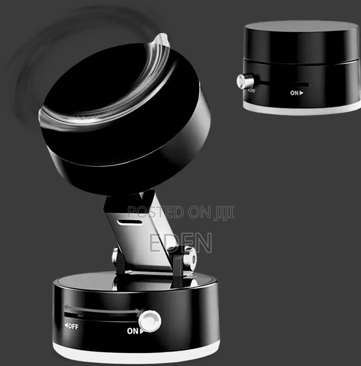 Car Phone Holder With Sanction Properties and a Magnetic Disc for Non