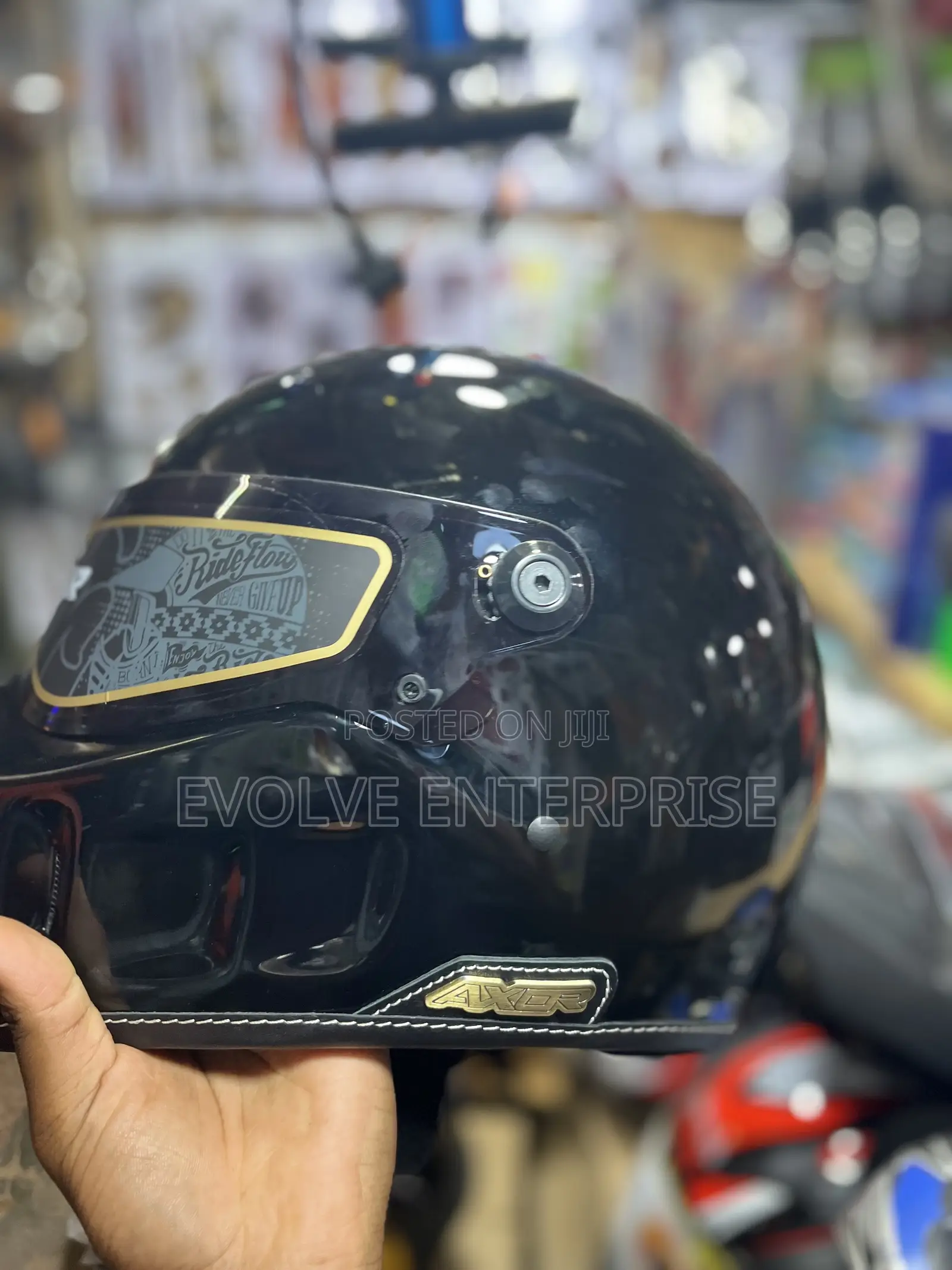 Axor Dominator Black Helmet