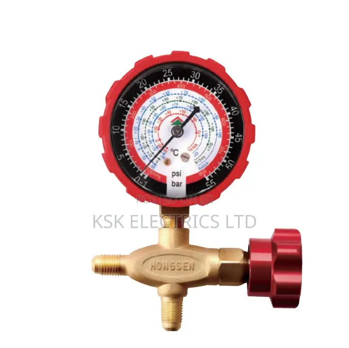 3-way Valve Single Manifold Gauge Ch-466nah R410a/R122/R404a