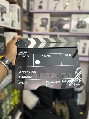 Movie Props, Film Clap Board Acrylic 30x25cm Clapperboard