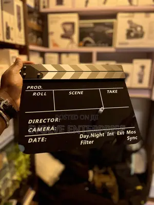 Movie Props, Film Clap Board Acrylic 30x25cm Clapperboard
