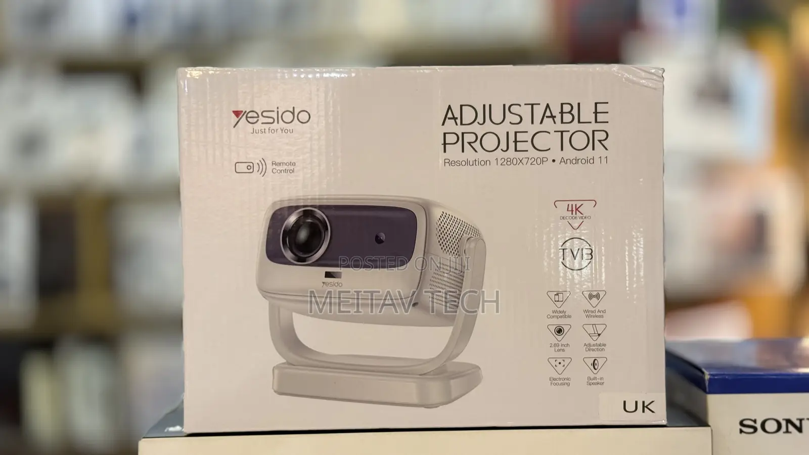 Yesido Tv13 Adjustable Smart Projector