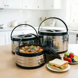 Insulated Stainless Steel Lunch Box – Thermal Food Container Set