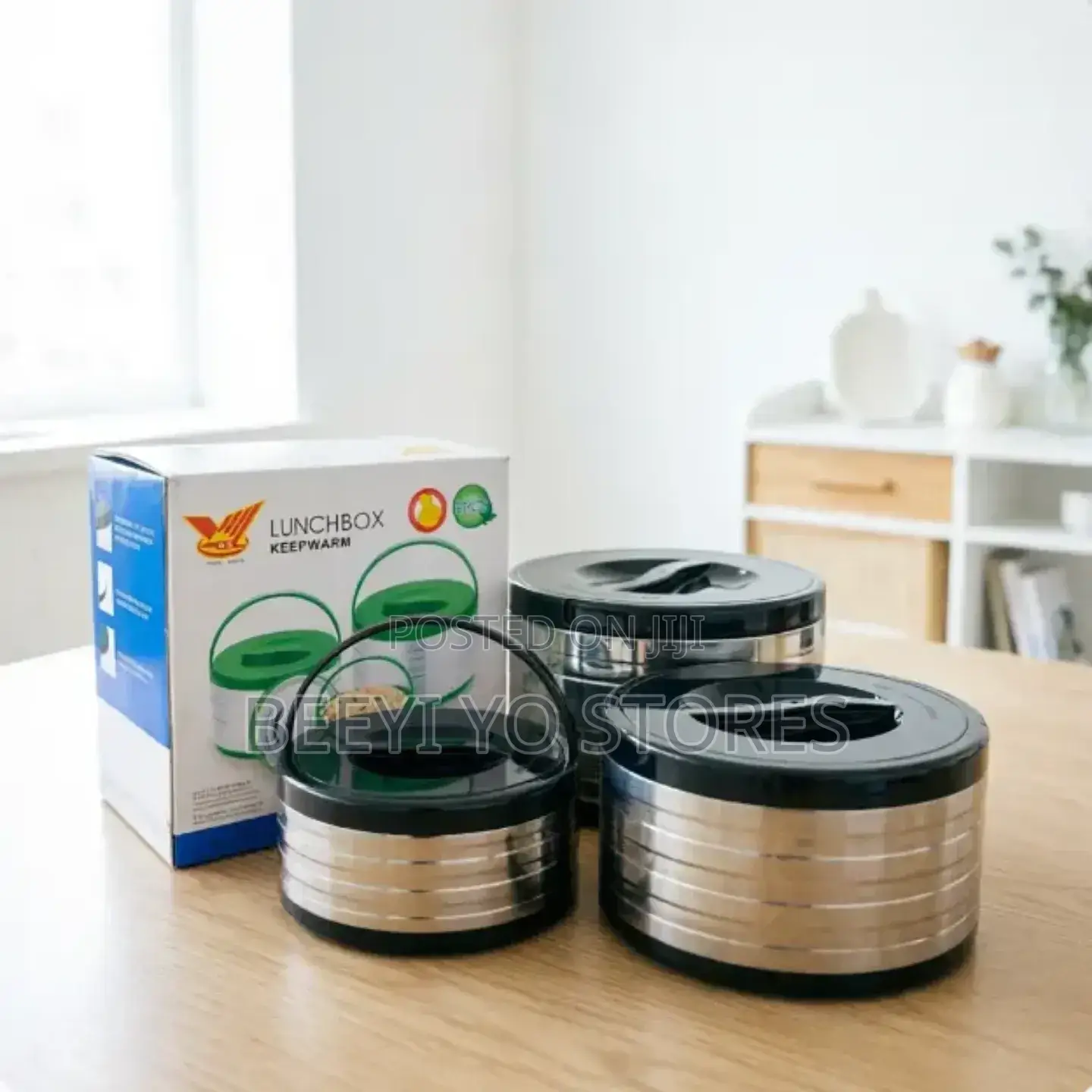 Insulated Stainless Steel Lunch Box – Thermal Food Container Set