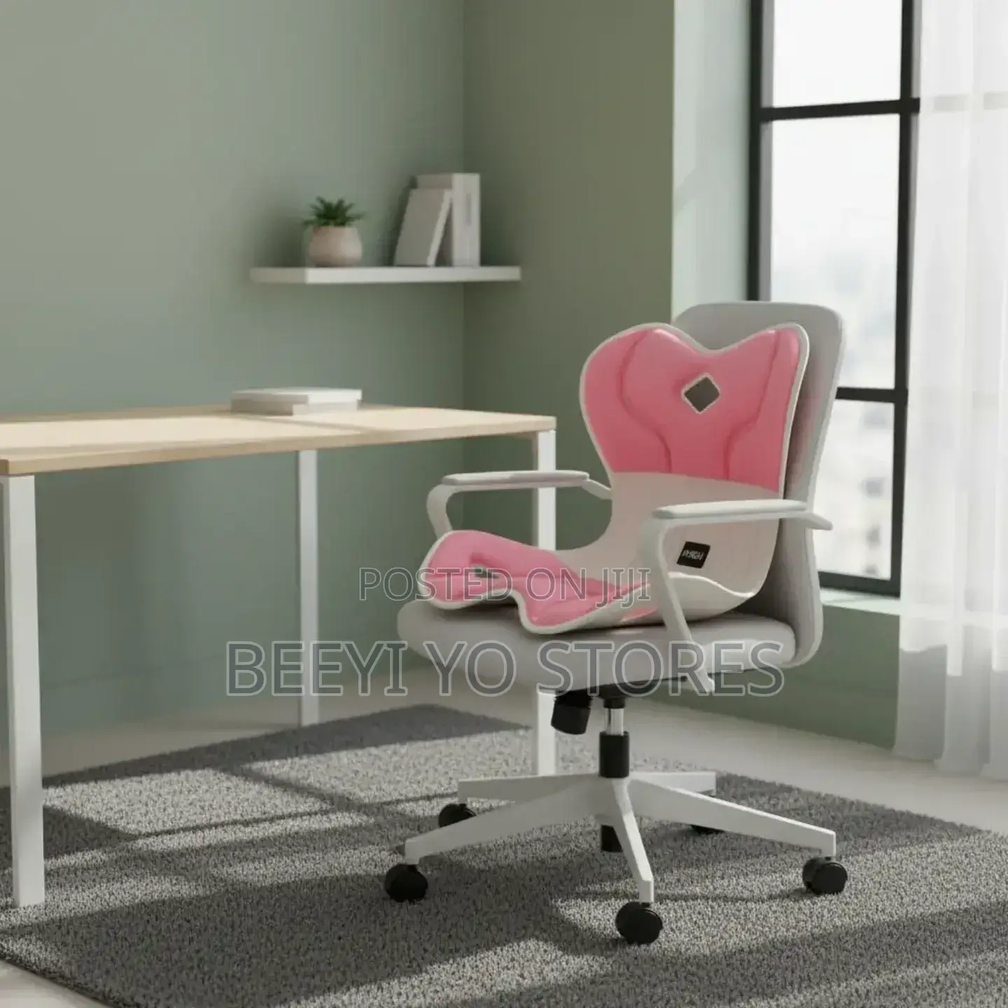 Ergonomic Office Chair Seat Back Support Cushion