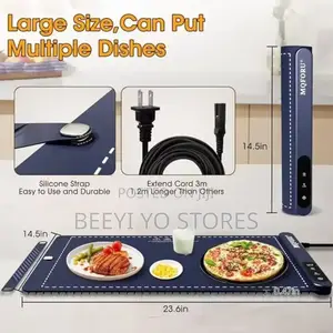 Portable Electric Warming Tray – Foldable Food Warmer