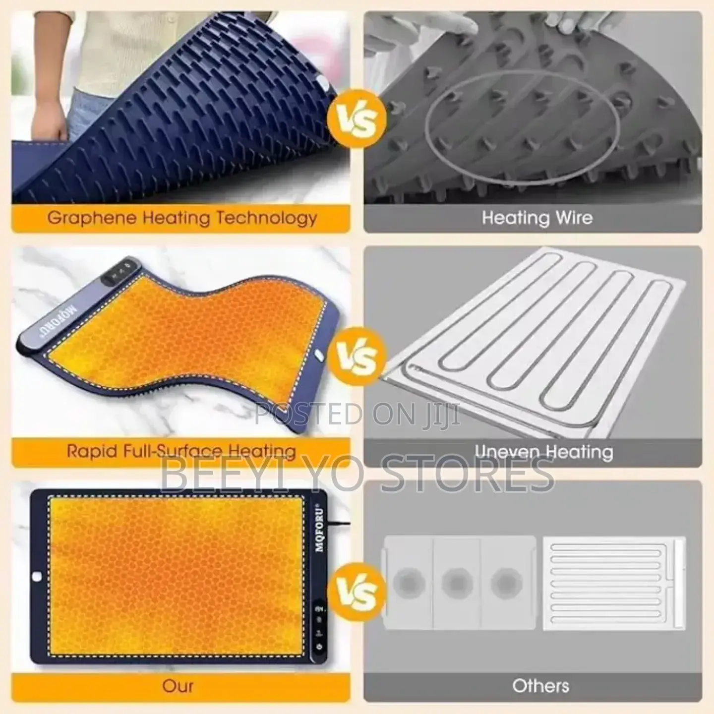 Portable Electric Warming Tray – Foldable Food Warmer