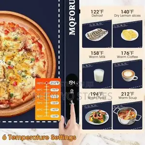 Portable Electric Warming Tray – Foldable Food Warmer