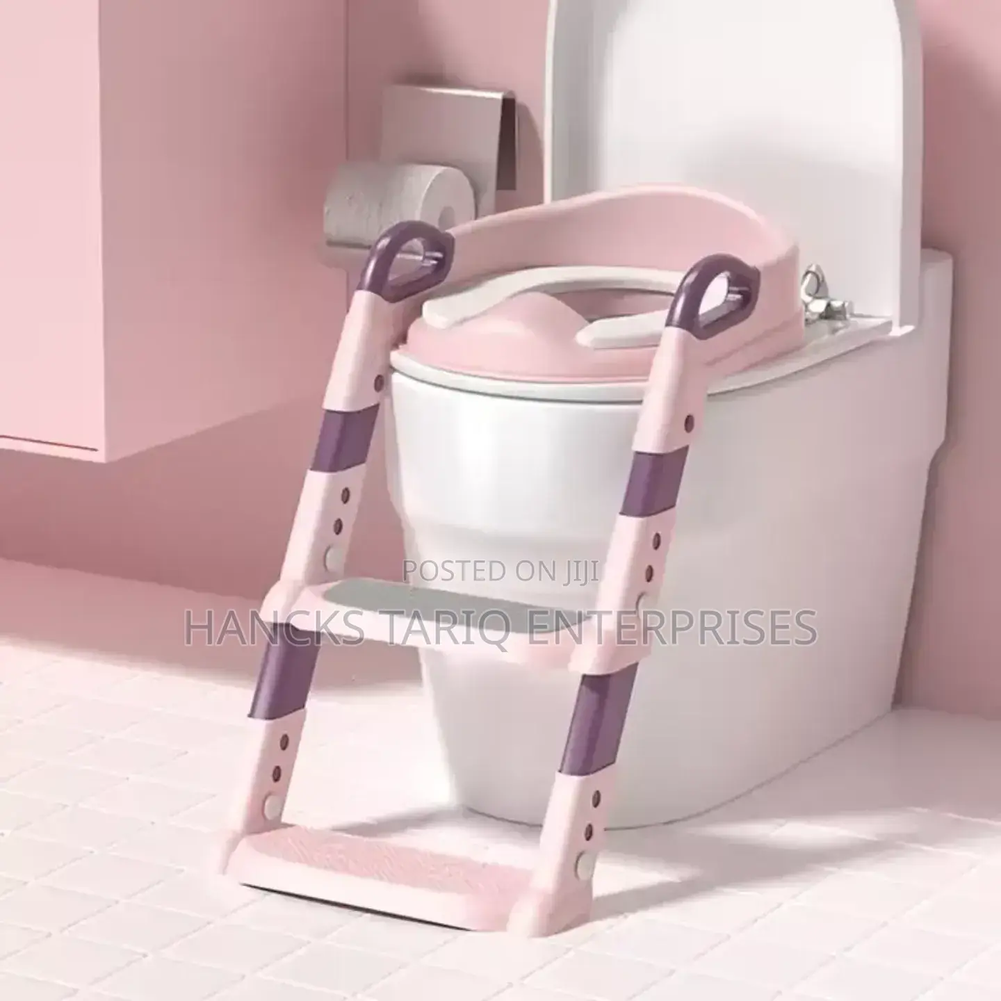 Adjustable Toddler Potty Training Seat With Step Stool Ladder