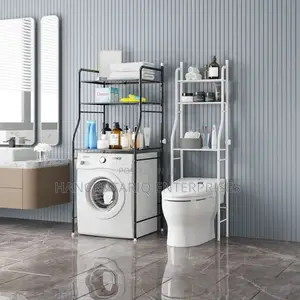 Space-Saving Over-the-Toilet Bathroom Storage Rack