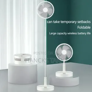 Portable Telescopic Folding Fan – Desktop Floor Standing Fan