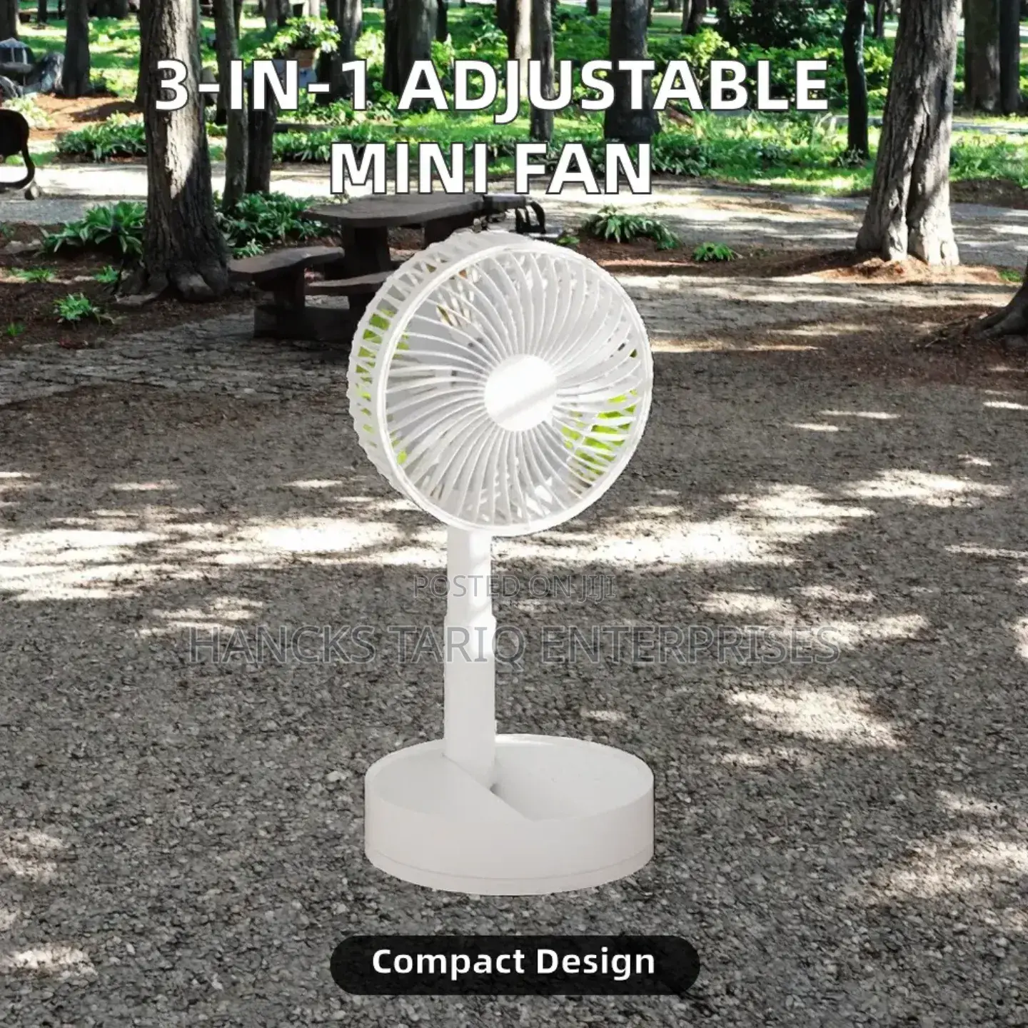 Portable Telescopic Folding Fan – Desktop Floor Standing Fan