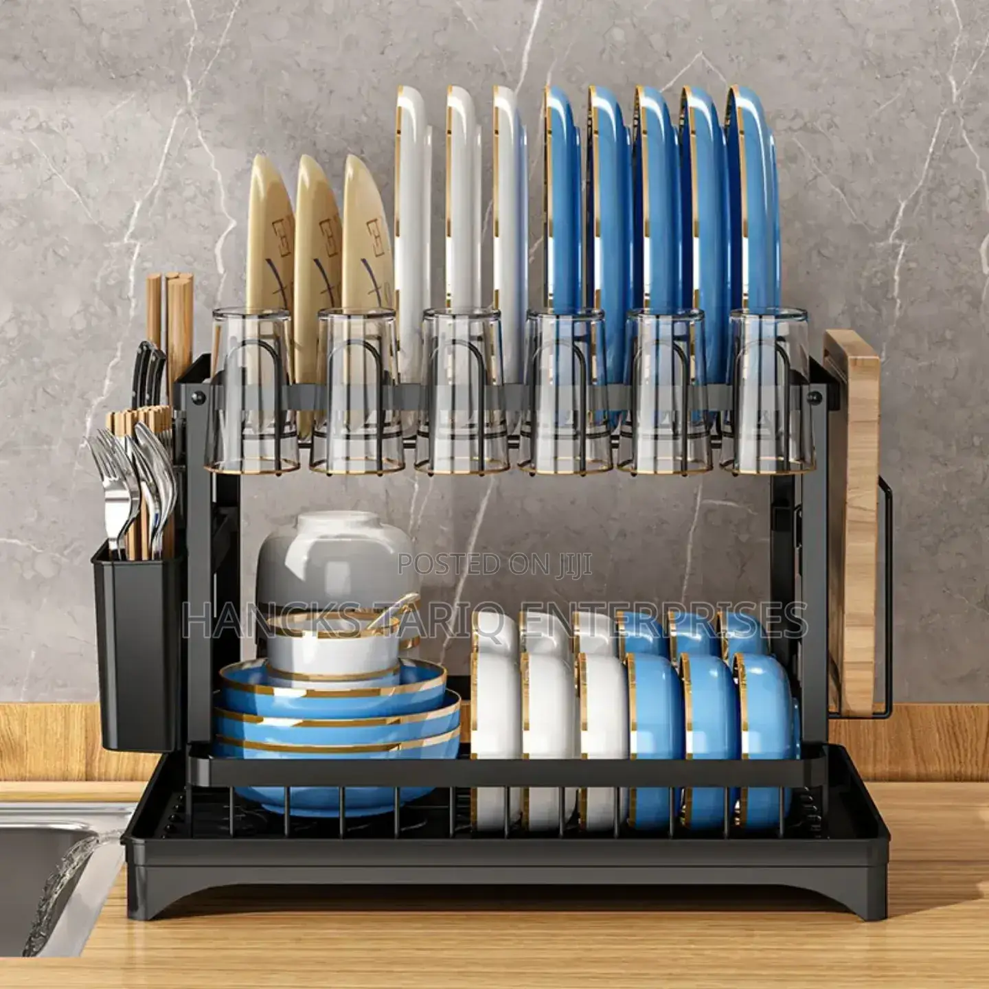 -Tier Dish Drying Rack