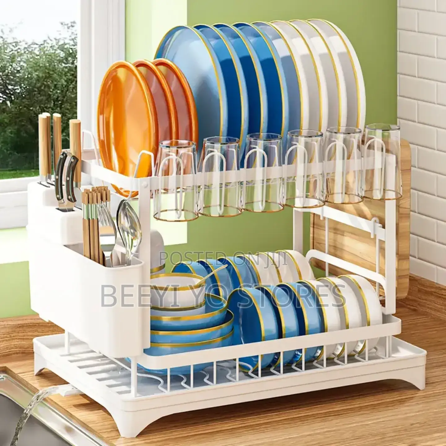 -Tier Dish Drying Rack