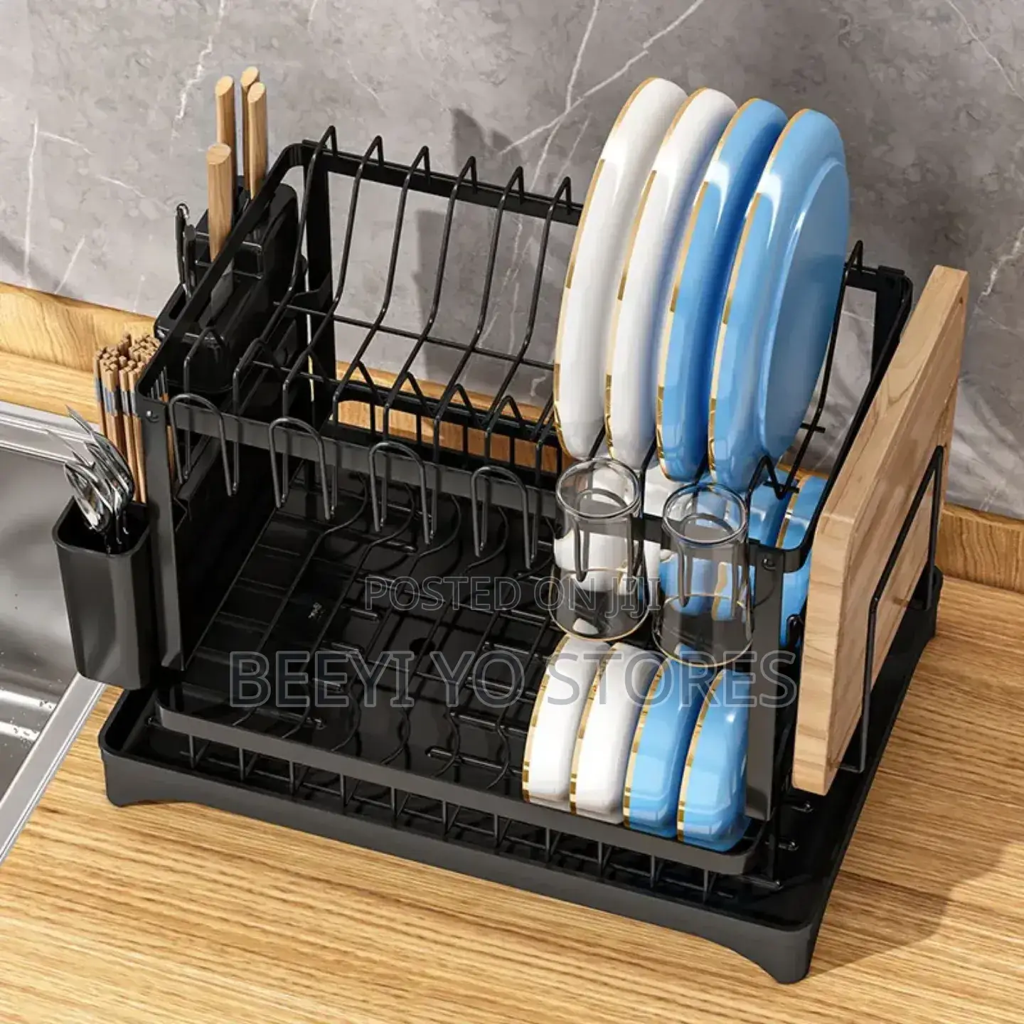 -Tier Dish Drying Rack