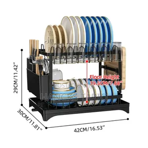 -Tier Dish Drying Rack