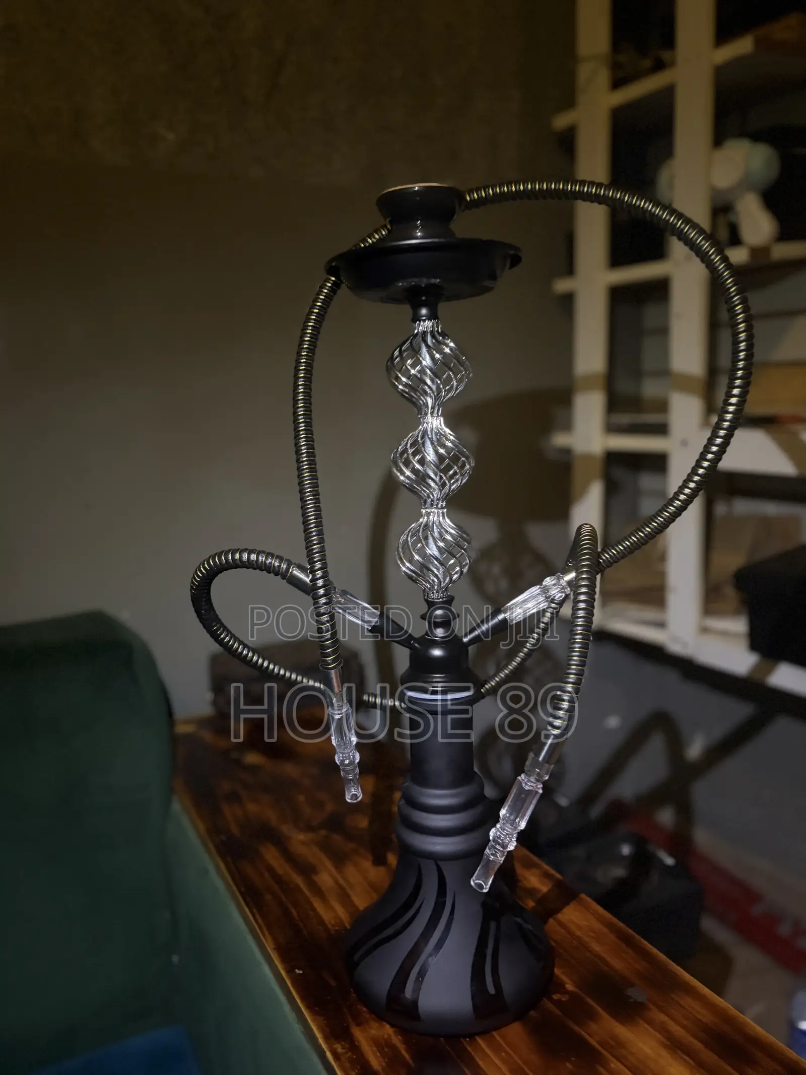 Double Pipe Shisha