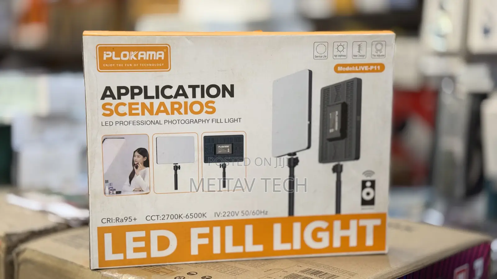Fill Light Plokama P11 Led Professional Photo Light Studio