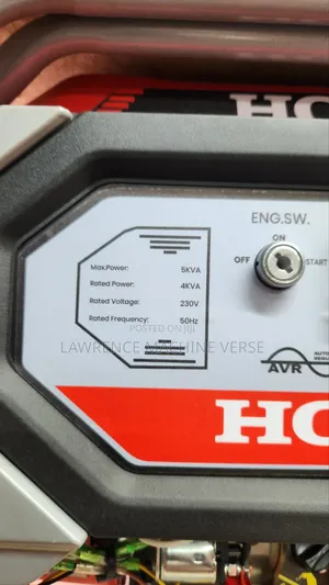 Gasoline Honda Generator 5kva 8hp