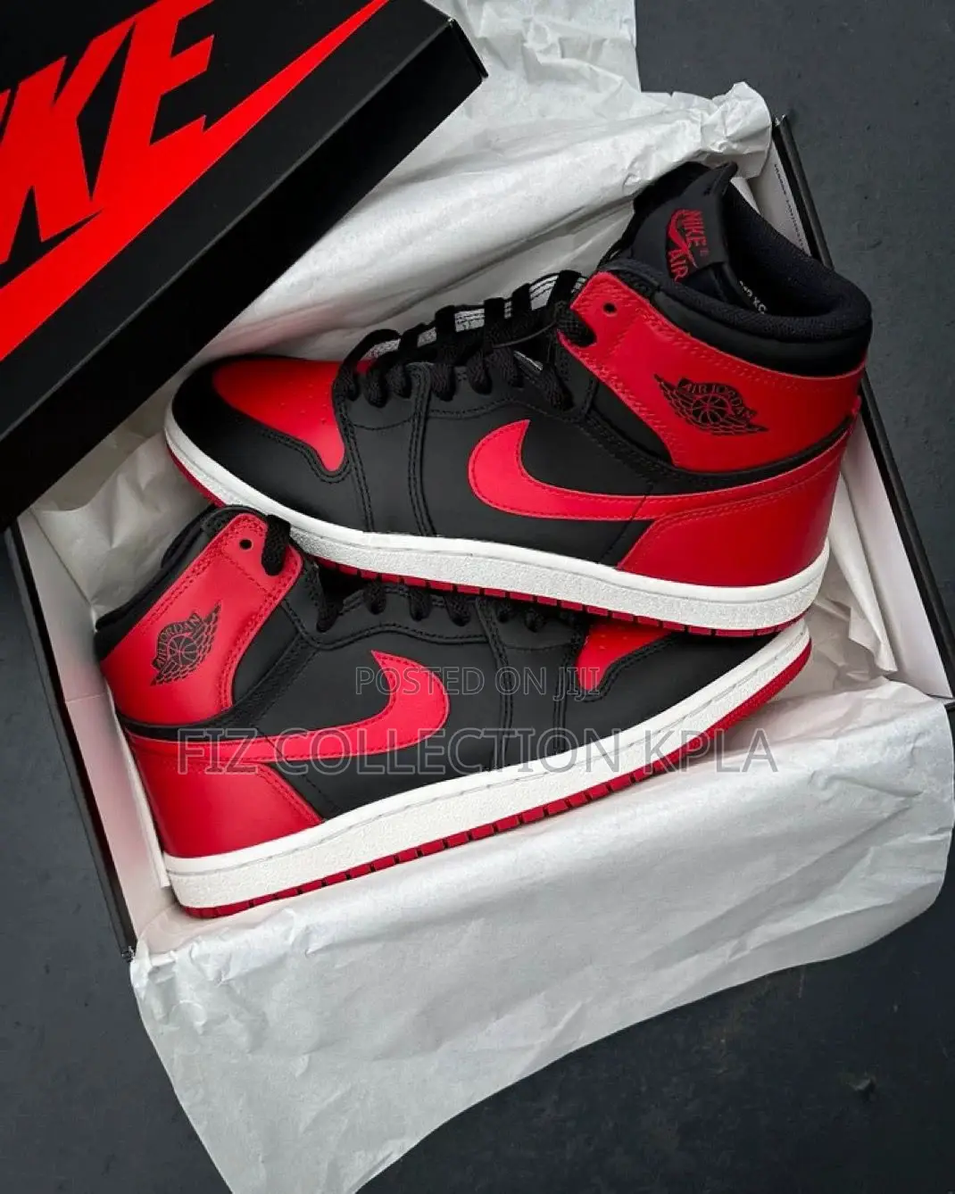 Jordan Crimsonedge Black Red
