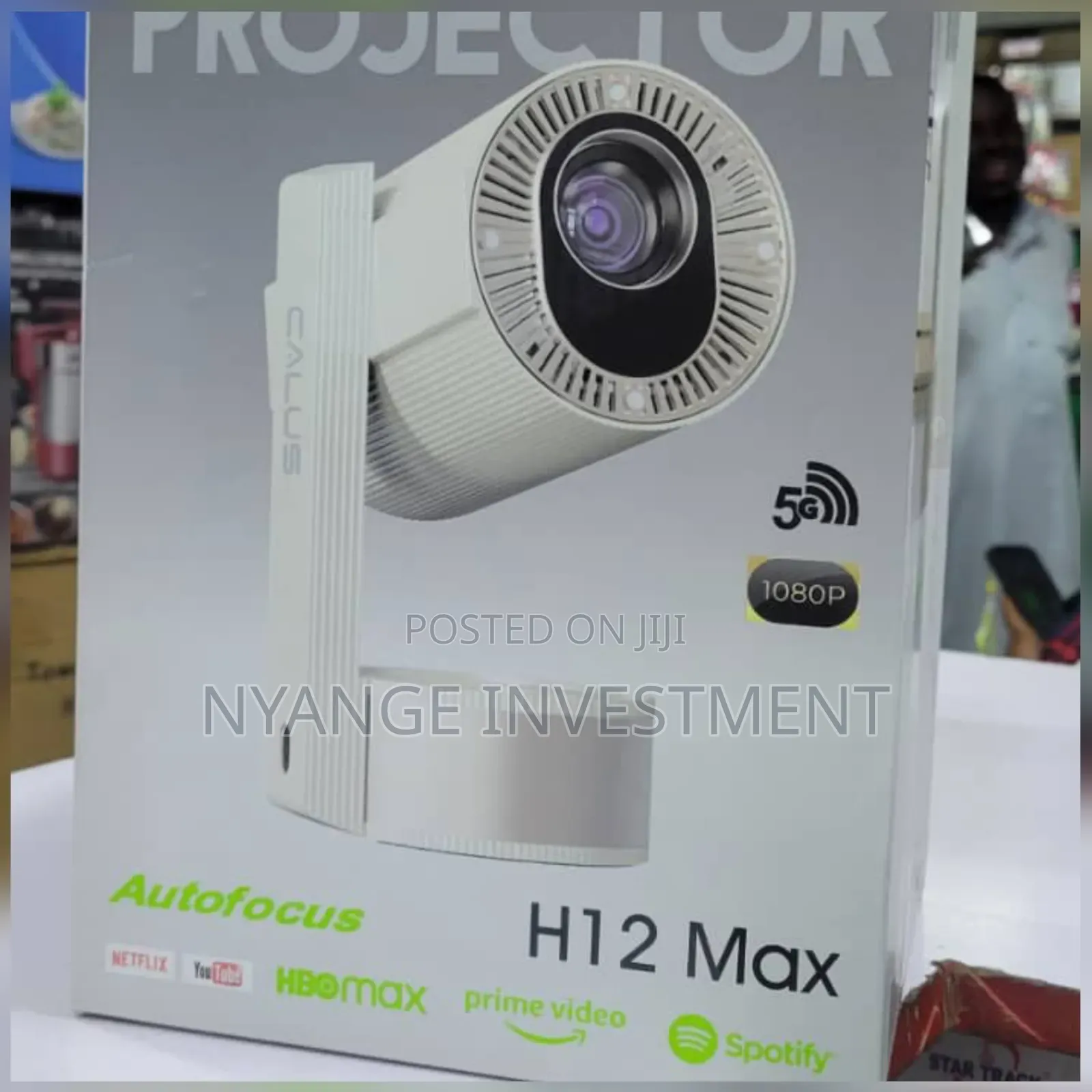 Calus H12 Max Is a Smart Portable Cinema Projector. Smart Projector