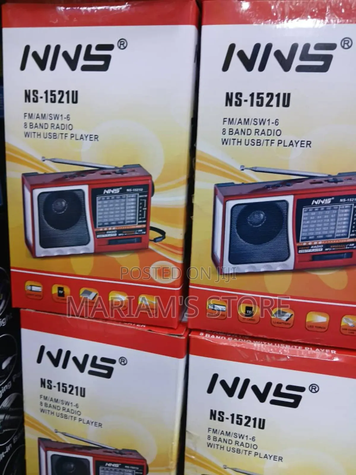 Portable Radio, With 8-Band Radio (Fmand a Usb/Tf Card Player.