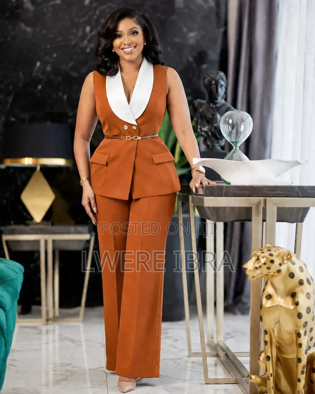 Brown Office Twopieces for Women