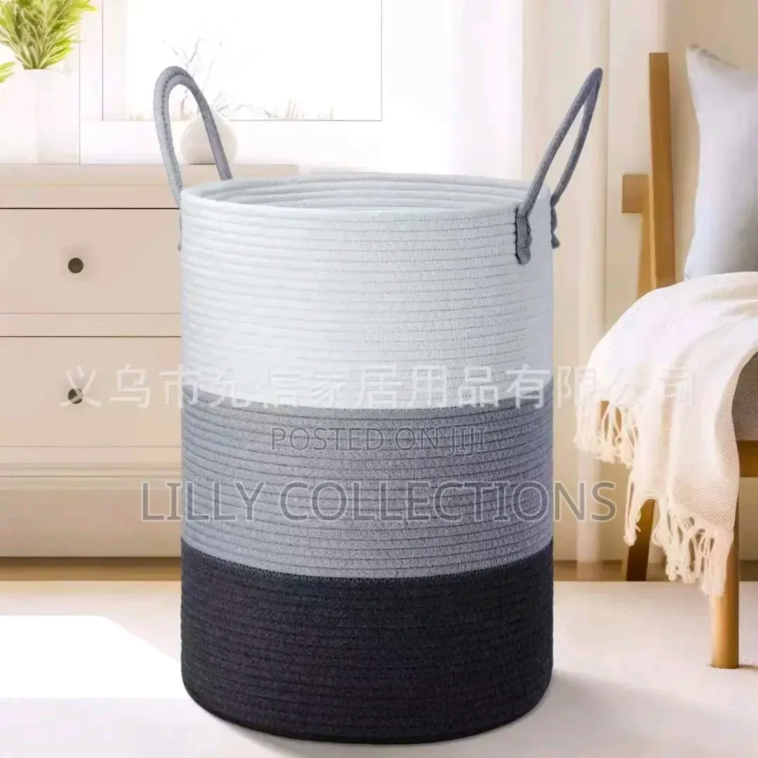 Cotton Foldable Rope Basket