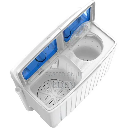 SPJ 7kg Twin Tub Washing Machine - White (18 Months Wrnty)